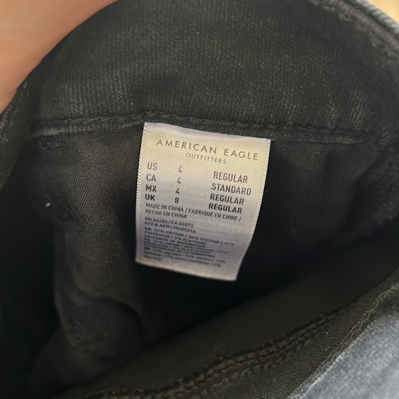 American Eagle Ne(x)t Level Stretch Black ripped jeans - Picture 4 of 5